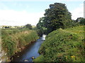 The Cullyhanna River above the Old Town Road bridge