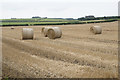 NY0634 : Harvested field near Harker Marsh by Bill Boaden