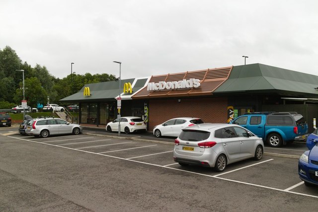 McDonald's fast food restaurant, North Brunton