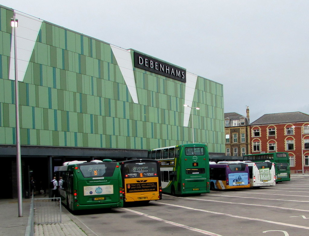 Various Newport Bus colours in Friars... © Jaggery cc-by-sa/2.0 ...