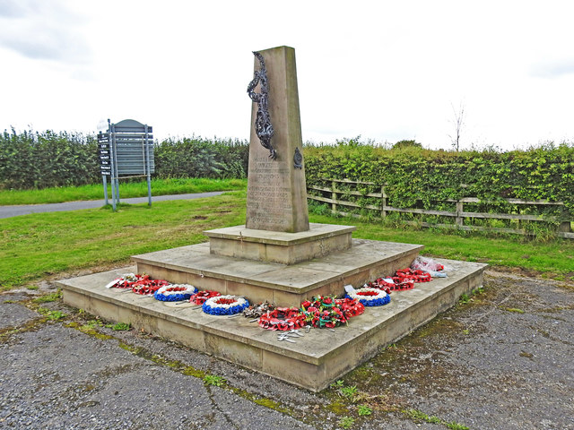 RAF Wickenby station memorial © Adrian S Pye cc-by-sa/2.0 :: Geograph ...