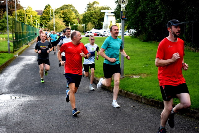 Saturday park run, Omagh (1) © Kenneth Allen cc-by-sa/2.0 :: Geograph ...