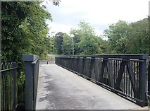 H9316 : Pedestrian walkway bridge over the Creggan River  by Eric Jones