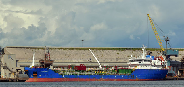The "Oralora", Belfast harbour (August 2019)