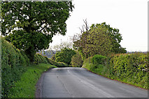 SK1508 : Capper's Lane west of Whittington in Staffordshire by Roger  D Kidd