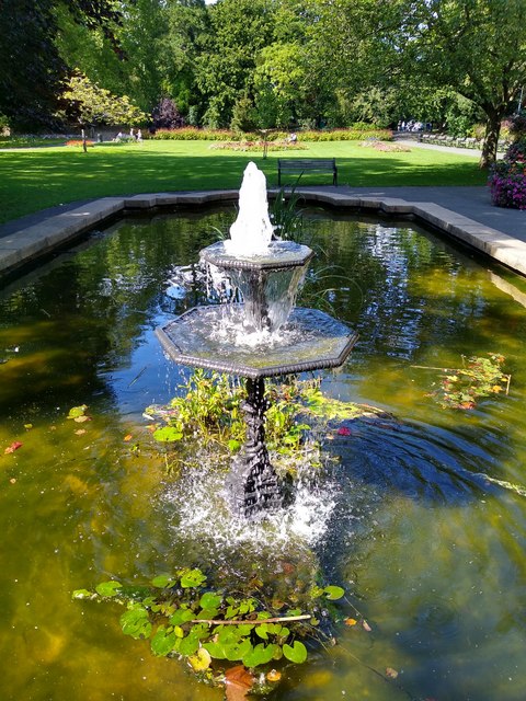 Fountain and ornamental pond, Town... © Brian Robert Marshall ...