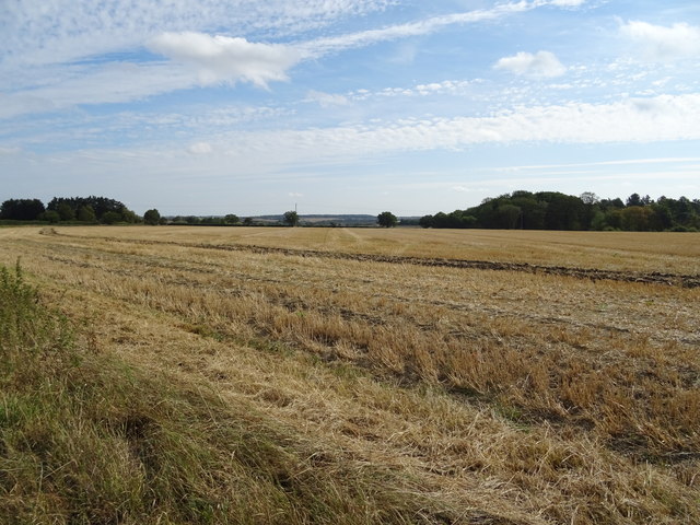 Stubble field beside Walden Road © JThomas cc-by-sa/2.0 :: Geograph ...