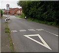 Traffic calming at the northern edge of Cefn Hengoed