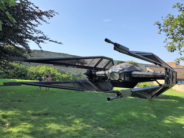 Burghley House Sculpture Garden 2019 - Star Wars spacecraft