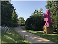 TF0505 : Path through Burghley House Sculpture Garden 2019 by Richard Humphrey