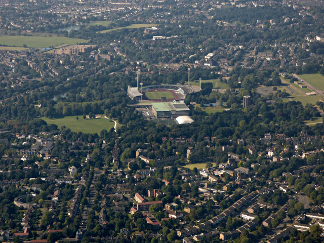 Sydenham from the air