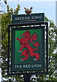 TL6944 : Sign for the Red Lion, Sturmer by JThomas