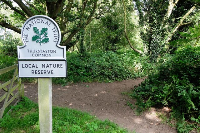 Entrance to Thurstaston Common