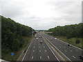 SE2923 : M1 motorway from Batley Road, Kirkhamgate by John Slater
