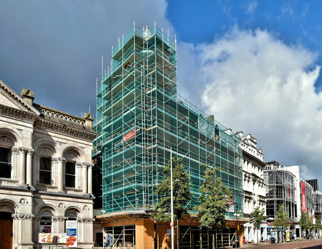 The Ulster Reform Club (renovations),... © Albert Bridge :: Geograph Ireland