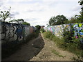 Bridge over the railway, Thorney Lane