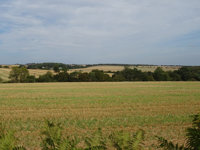 Stubble field north of Hundon Road © JThomas :: Geograph Britain and ...