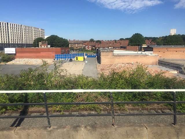 HS2  partial demolitions, Lawford Close off Vauxhall Road, Birmingham
