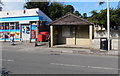 Little-used bus stop and shelter, Ewenny Road, St Brides Major