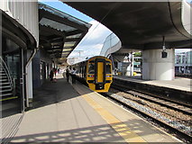 ST3088 : Class 158 dmu, platform 4, Newport station by Jaggery
