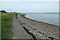 Aber foreshore at high tide