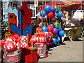 Market stall in Preston Street during Faversham Hop Festival