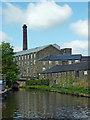 Canalside factories near Newtown in Derbyshire