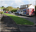 Tesco home delivery van, Lon-yr-eglwys, St Brides Major