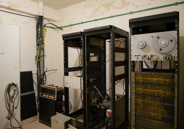 Old computers, Raigmore Emergency Bunker 