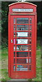 SU0184 : Phonebox (now book exchange), Brinkworth, Wiltshire 2019 by Ray Bird