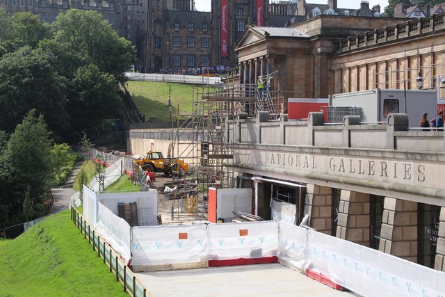 Scottish National Gallery Construction Works