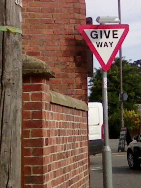 UK Give Way sign