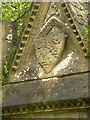 Mansfield Cemetery, Wildman memorial, detail