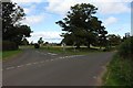 NU1625 : Road junction, south of Ellingham by Graham Robson