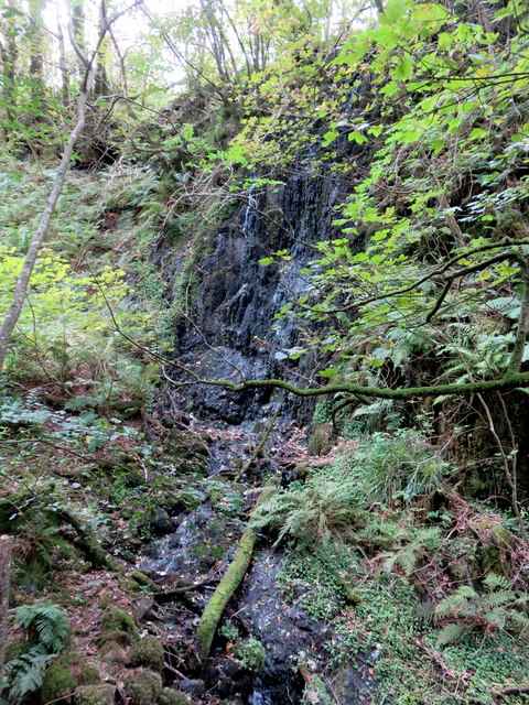 Tregynon waterfall