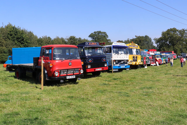 Shrewsbury Steam Rally - commercial vehicle line up