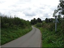 SJ7934 : Minor road towards Whitington by JThomas