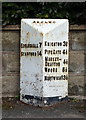 Milepost on the Eccleshall Road (B5026), Ashley