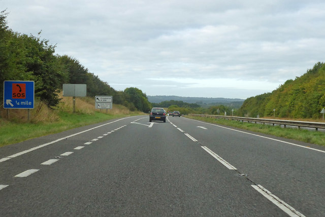 A303 heading west © Robin Webster cc-by-sa/2.0 :: Geograph Britain and ...