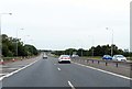 The M61 heading north