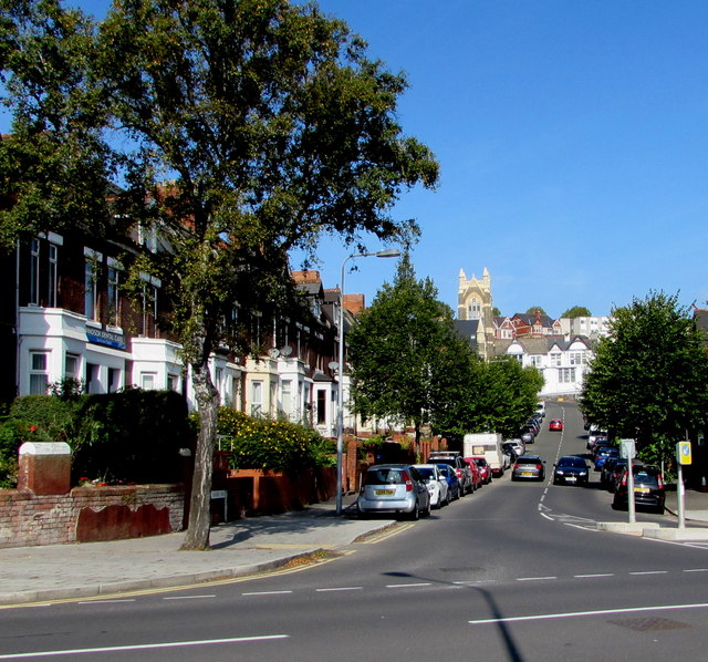 Tree-lined Windsor Road, Barry © Jaggery :: Geograph Britain and Ireland