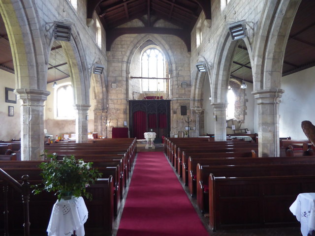 The interior of All Saints Church, Beckingham