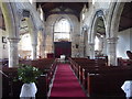 The interior of All Saints Church, Beckingham