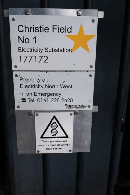 Sign on Substation