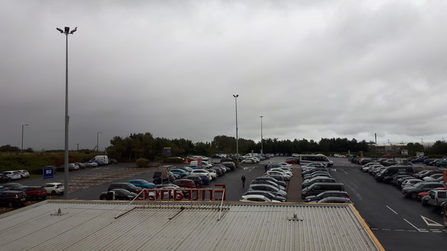 Car park at IKEA, Loanhead