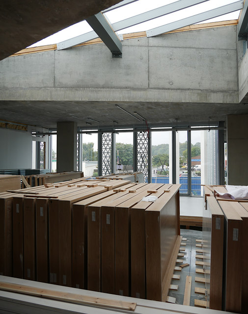 Offices under construction, Inverness Justice Centre