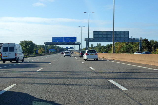 M5 to the west