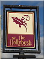 Sign for the Hollybush, Seighford