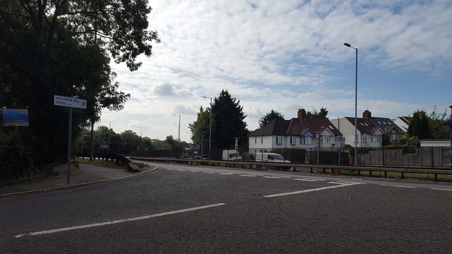 Road junction in Hendon