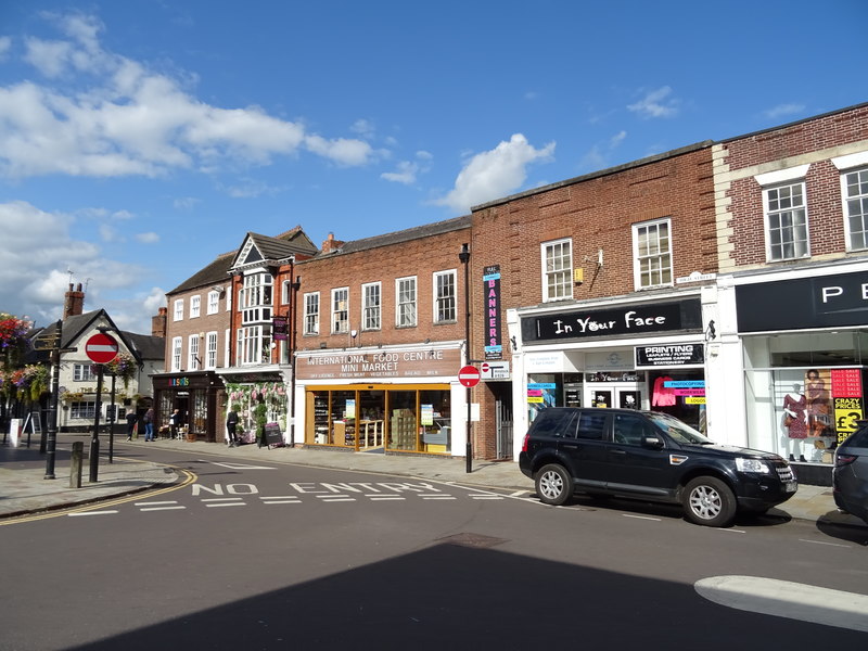 Shops on High Street, Market Drayton © JThomas :: Geograph Britain and ...